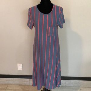 Lularoe tee shirt dress hi-lo. Almost maxi length